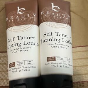 Beauty by Earth Self Tanner Tanning Lotion - fair to medium shade